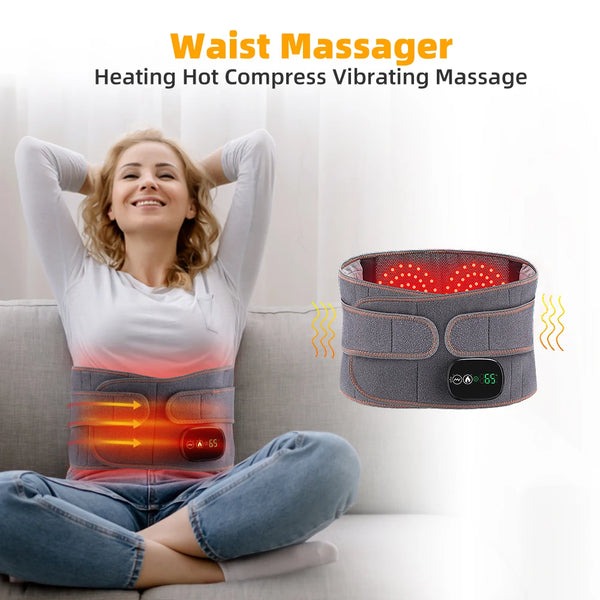 Massage lombaire à compresse chaude ajustable