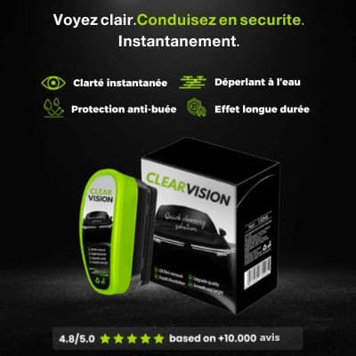 CLEARVISION OIL FILM BRUSH : CLARTÉ OPTIMALE PAR TOUS TEMPS