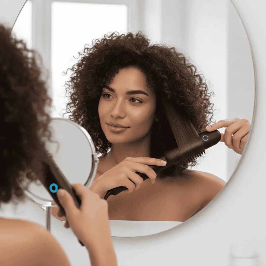 Brosse lissante pour cheveux sans fil – Image 3